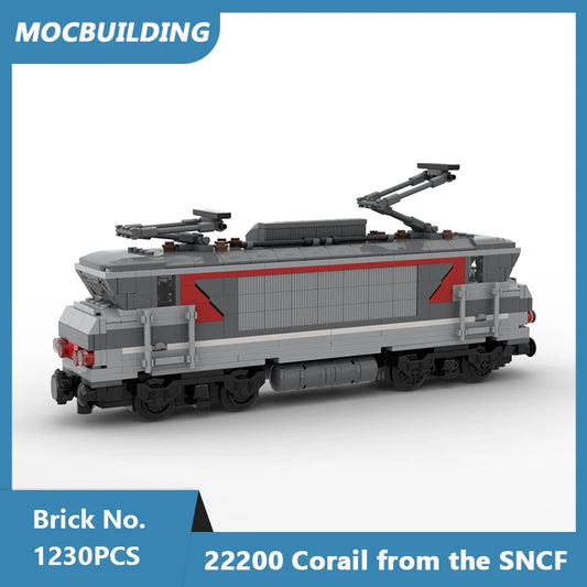 Locomotive BB type 22200 Corail SNCF, Briques Assemblées MOC