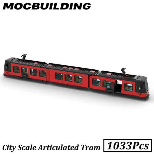 Modèle de tramway articulé, MOC