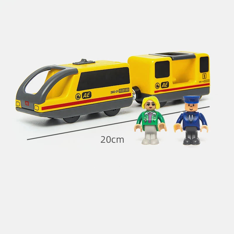 Jouets de voie ferrée en bois pour enfants, électrique, compatible avec toutes les marques de voies ferrées Biro