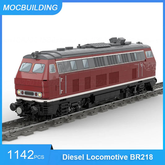 Diesel Locomotive, Briques à assembler soi-même, DB, BR218, BR132, BR118