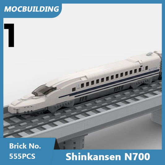 TGV Shinkansen japonais, briques assemblées MOC