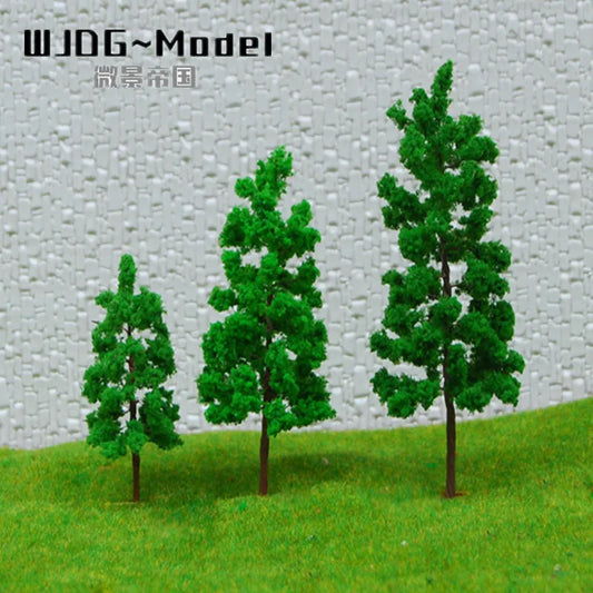 Modèle d'arbre artisanal, hauteur d'environ 6cm/8cm/10cm, 10 pièces