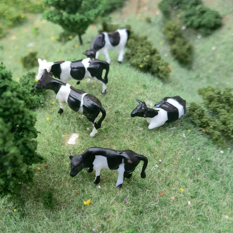 Figurines d'animaux de ferme, échelle HO