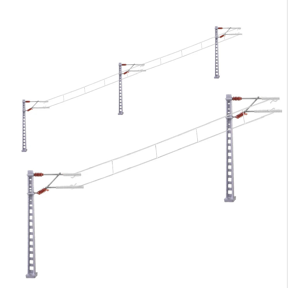 Poteaux de train à l'échelle N 1:160 pour diorama, 4 pièces/lot, fournitures pour modélisme ferroviaire, kits exécutifs