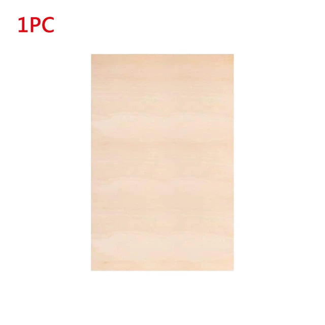 Plaque en bois fin, tilleul, planche de contreplaqué, 21x30x0.2cm, 1 Pièce