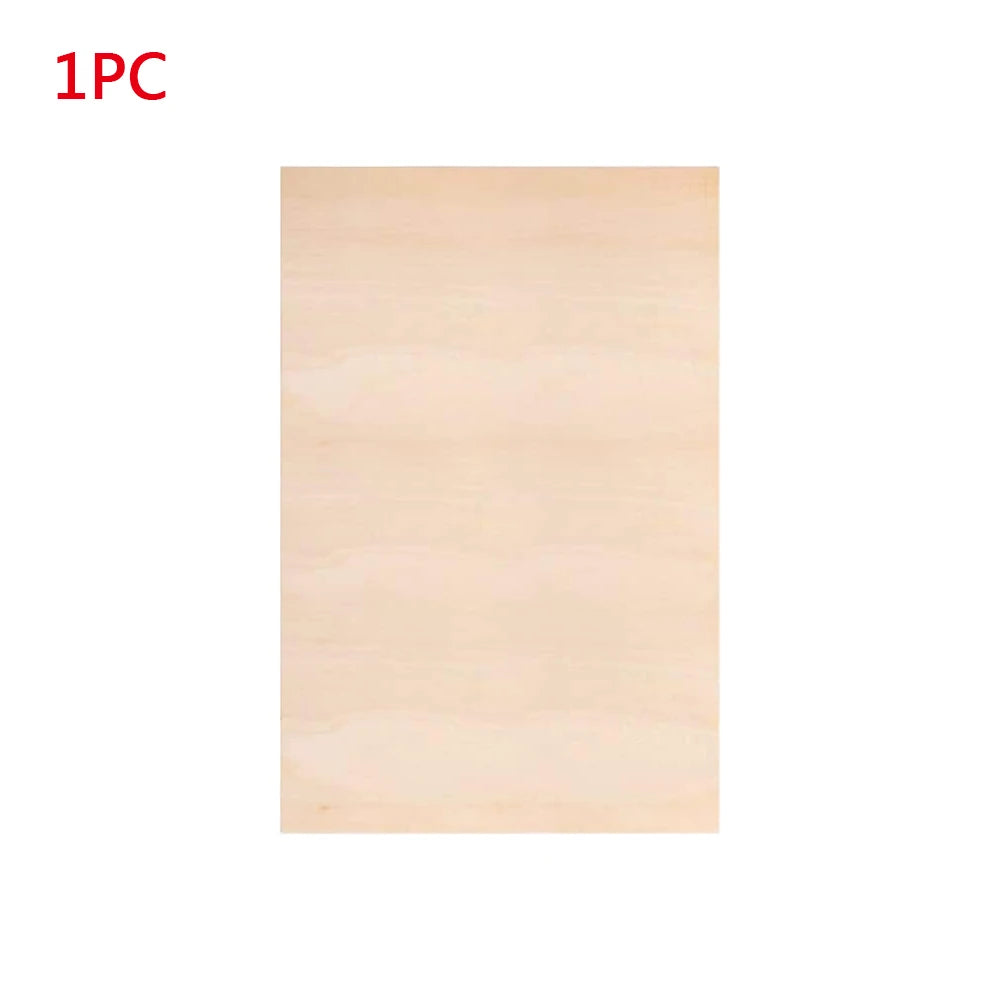 Plaque en bois fin, tilleul, planche de contreplaqué, 21x30x0.2cm, 1 Pièce