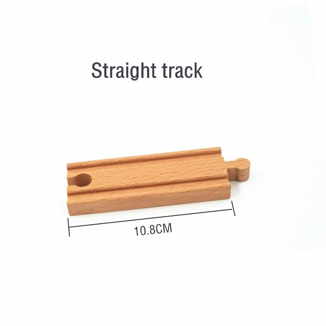 Accessoires de train en bois, adapté à Brio