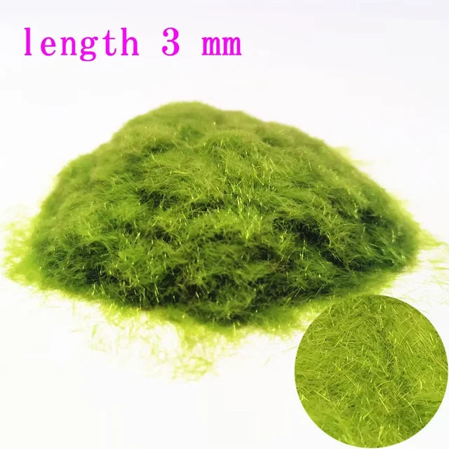 Bag of 30 g - 3 to 8mm - Static grass flocking foliage HO OO NZ 