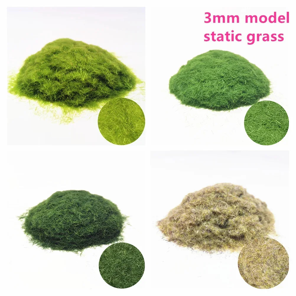 Bag of 30 g - 3 to 8mm - Static grass flocking foliage HO OO NZ 