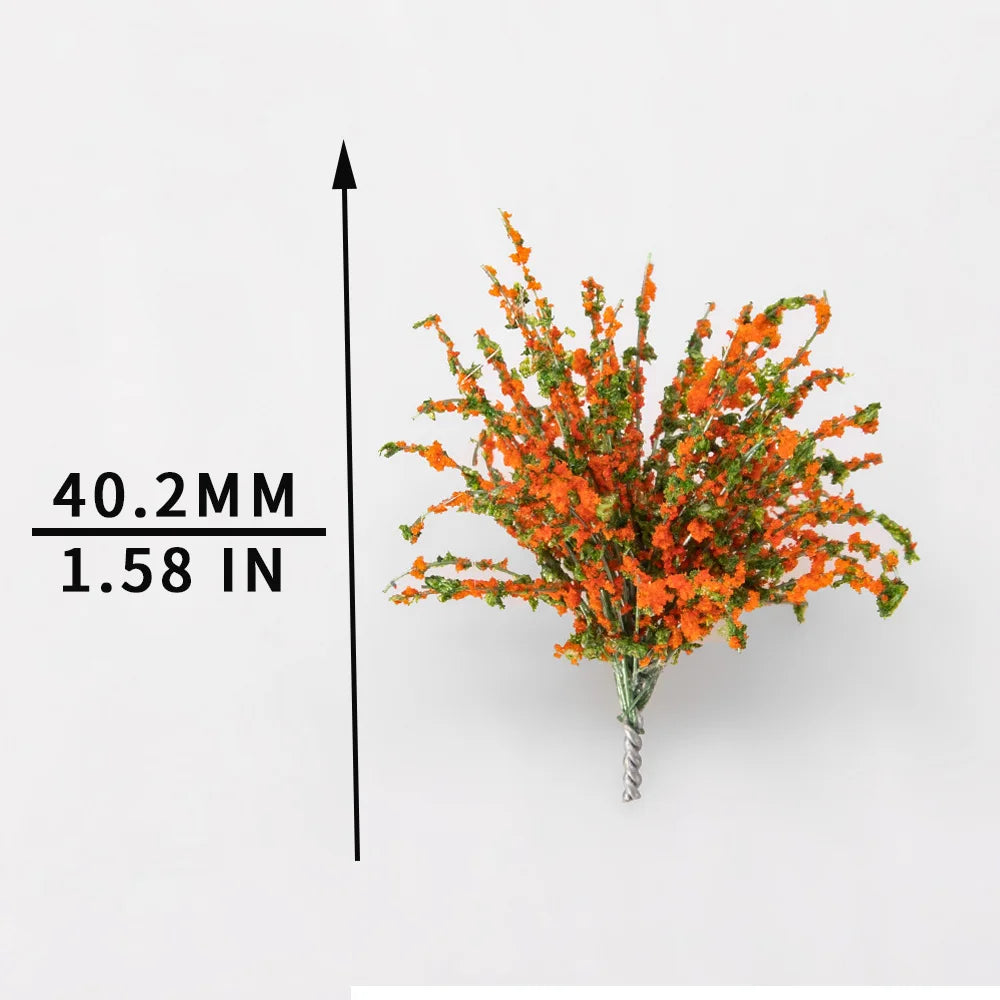 Various plants and flowers, H0 scale, 3 pieces