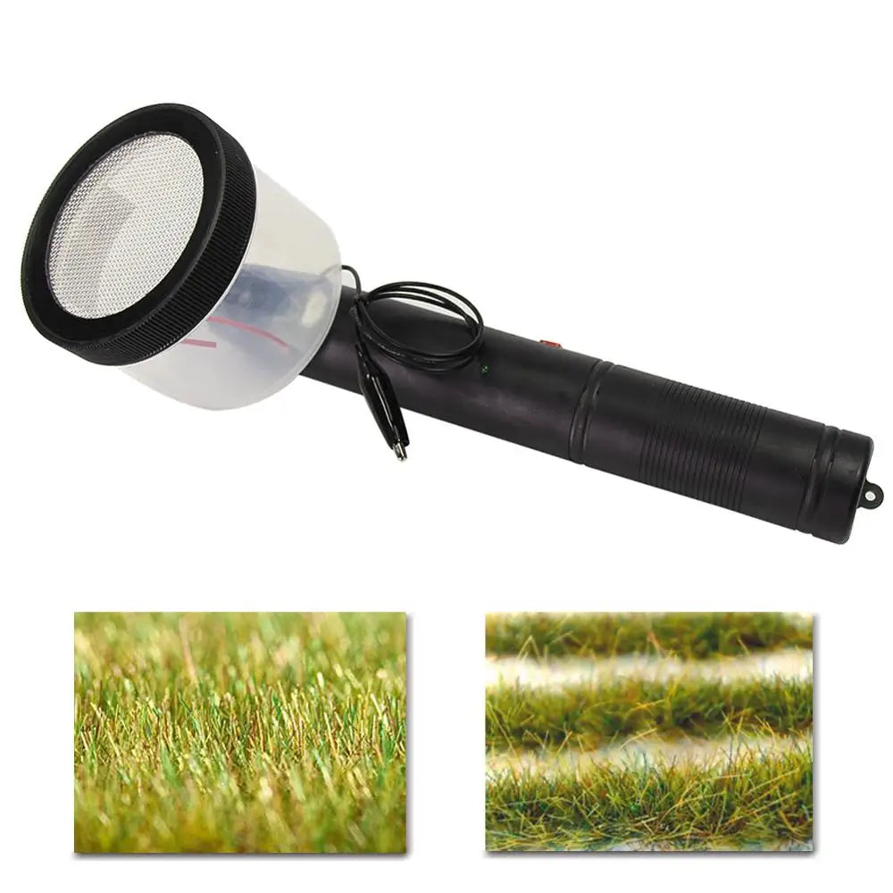 Static flocking grass applicator, several sizes and powers