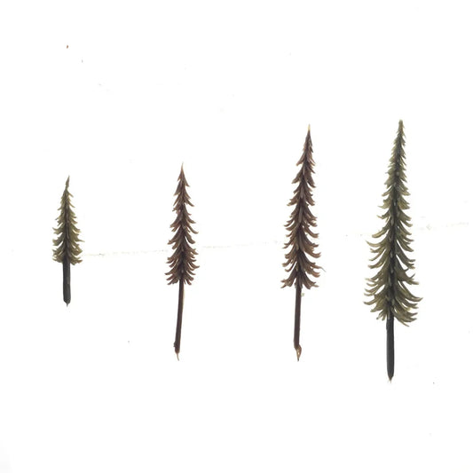 Arbres à l'échelle N H0 Z, 3cm, 100 cm, 4.3cm, 5.5cm, 6.5cm, pièces