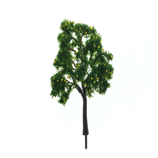 Arbres miniatures en plastique, 11cm, 3 pièces