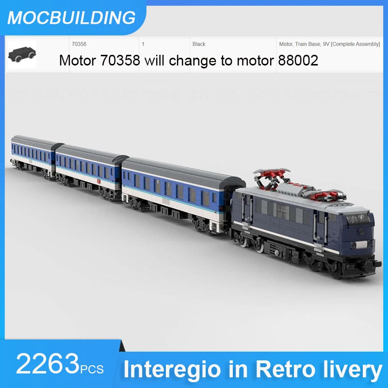 Interegio train, MOC construction 