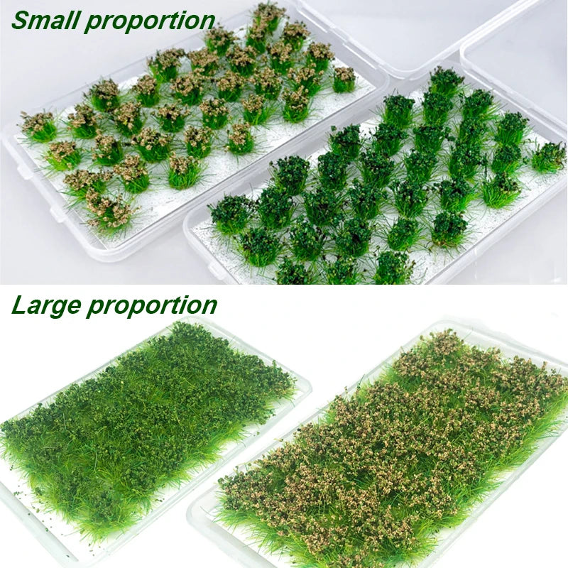 Miniature ABS bushes, HO scale 