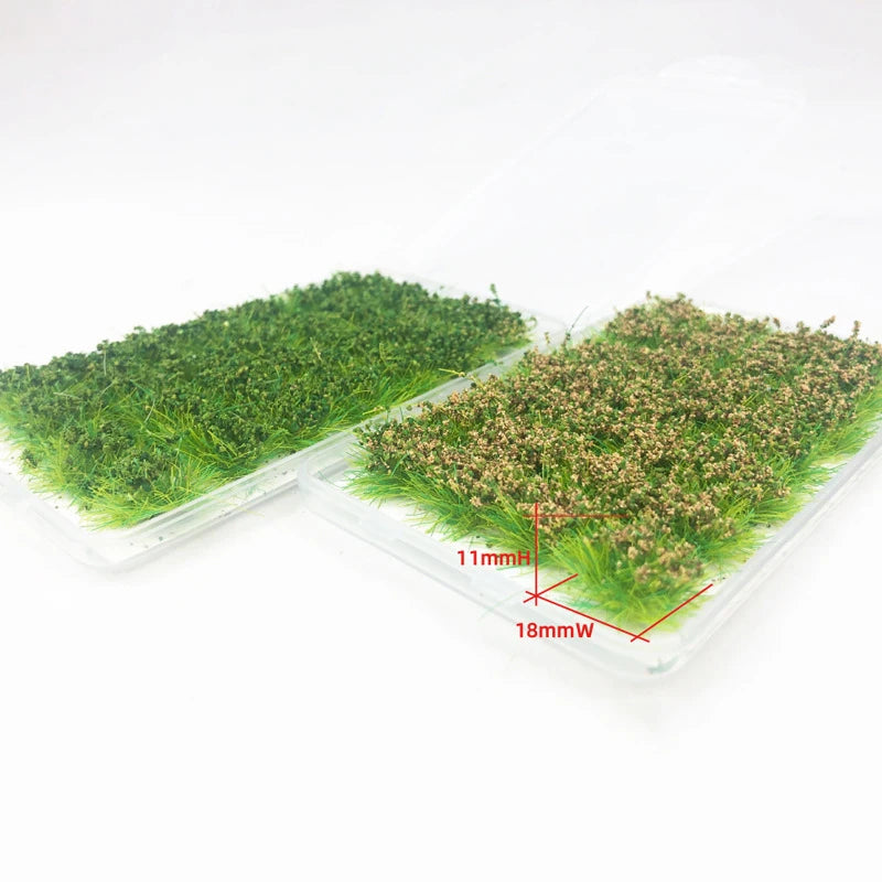 Miniature ABS bushes, HO scale 