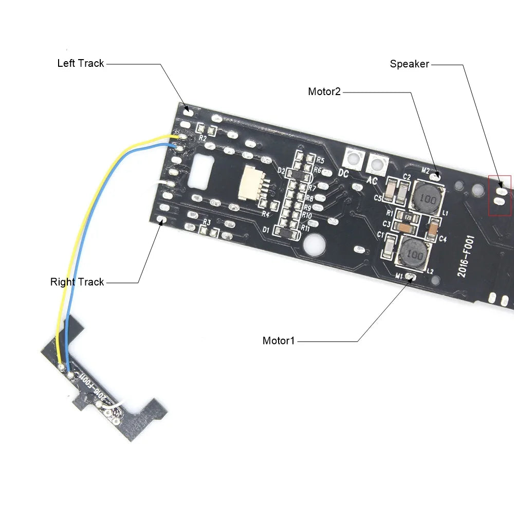 DCC-Adapterplatine für Lok, Nachrüstung mit Ton- und Lichtscan, DCC-Zugbau mit Plux22-Schnittstelle 