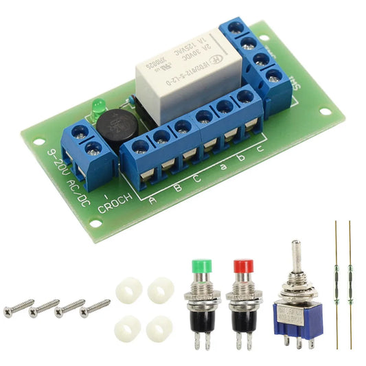 Power distribution board, power control board for flashing the road signal with two lights PCB009, 1 set 