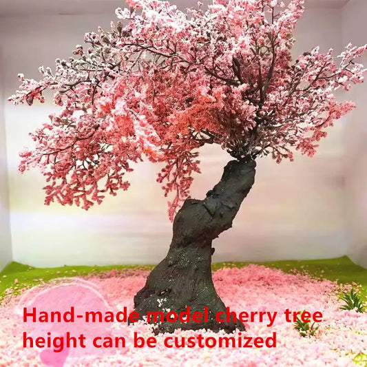 Handmade model cherry tree, height 25cm/30cm, 1 piece 