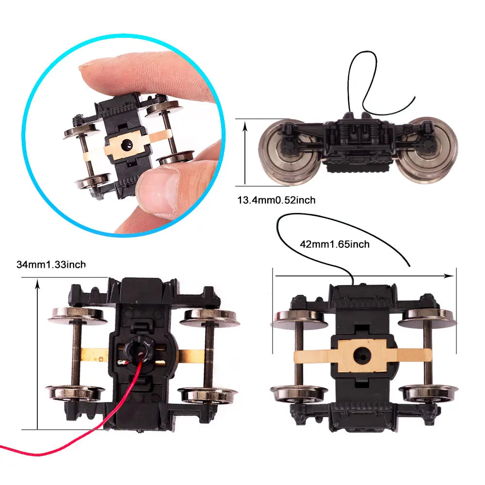 DIY train chassis, 1/87 scale 