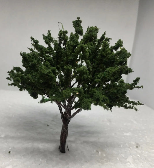 Green tree model, 3 pieces, 10cm 