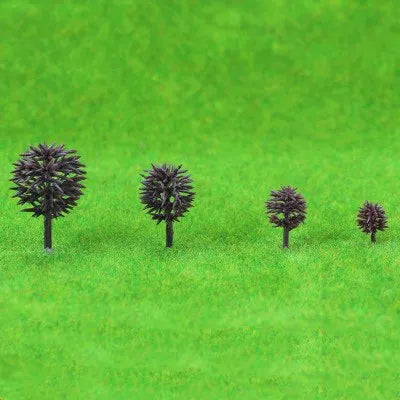 Plastic tree, mini tree trunk model, 25mm-35cm 