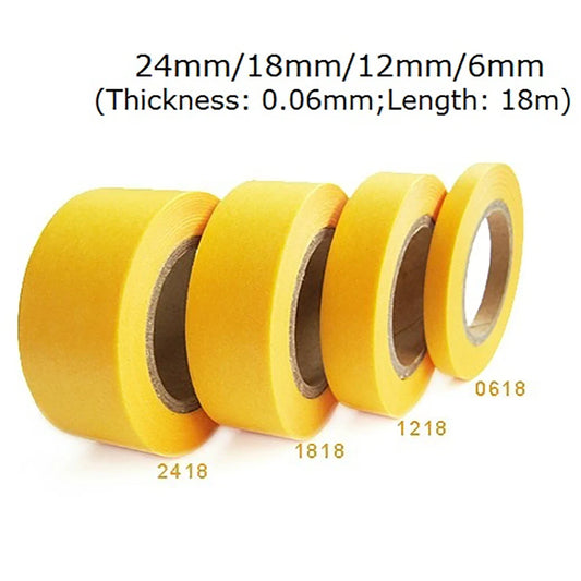 Gundam Painting Cover Model Special Masking Tape DIY Painting Tools 4 Rolls 6mm 12mm 18mm 24mm GJSS34 