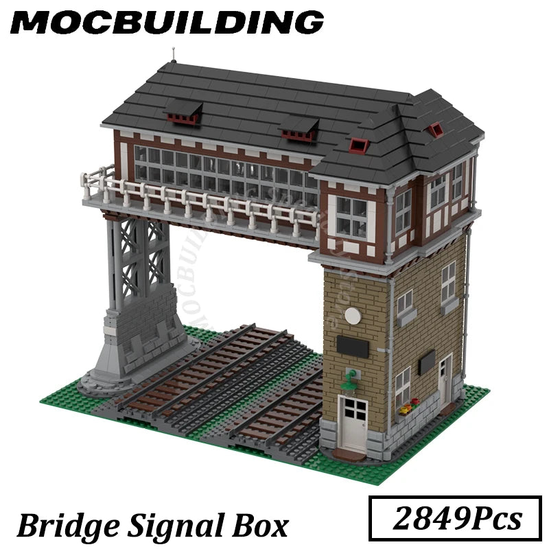 Bâtiment d'aiguillage, Construction MOC en Briques