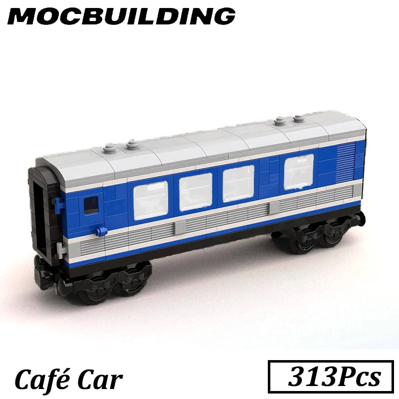 Passenger Car, MOC Brick Construction 