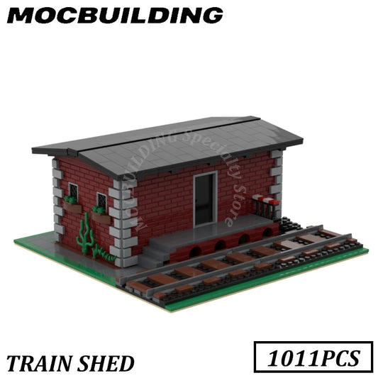 Construcción de ladrillos MOC, edificio pequeño. 