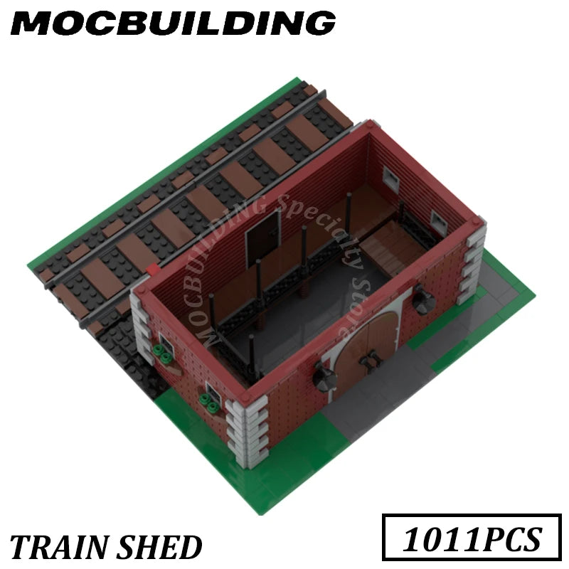 MOC Brick Construction, small building 