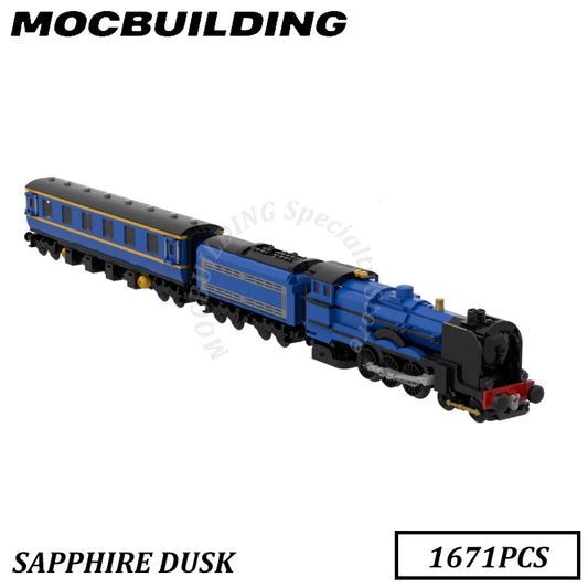 English type oar, Sapphire Dusk, MOC 