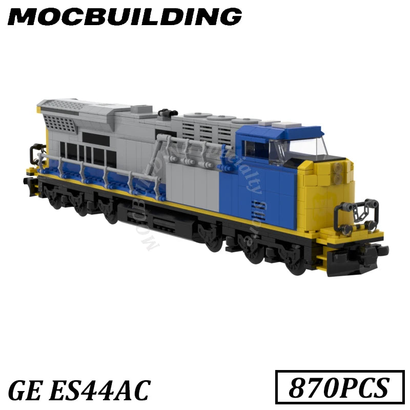 US type locomotive, MOC construction 