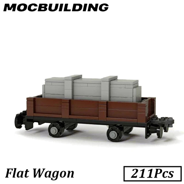 MOC Building Brick Train Models 