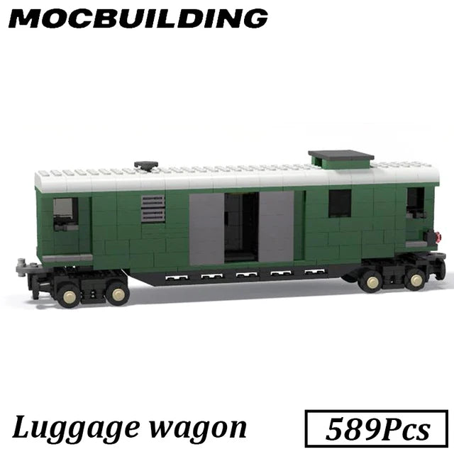 MOC Building Brick Train Models 