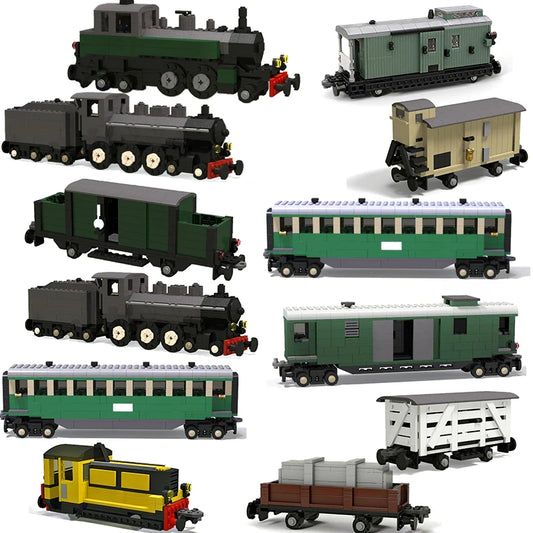 MOC Building Brick Train Models 