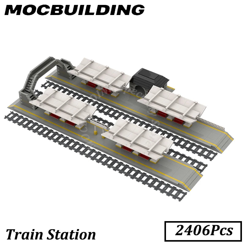 Quai de gare, type MOC