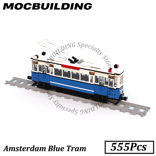 Tram model, brick toys 