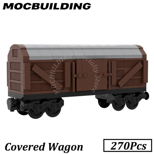 Wagon couvert, construction MOC