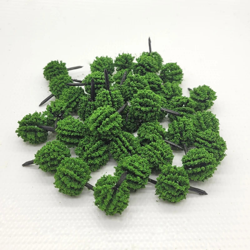 20/30/50pcs 40mm Street Tree HO and 1/150 Scales 