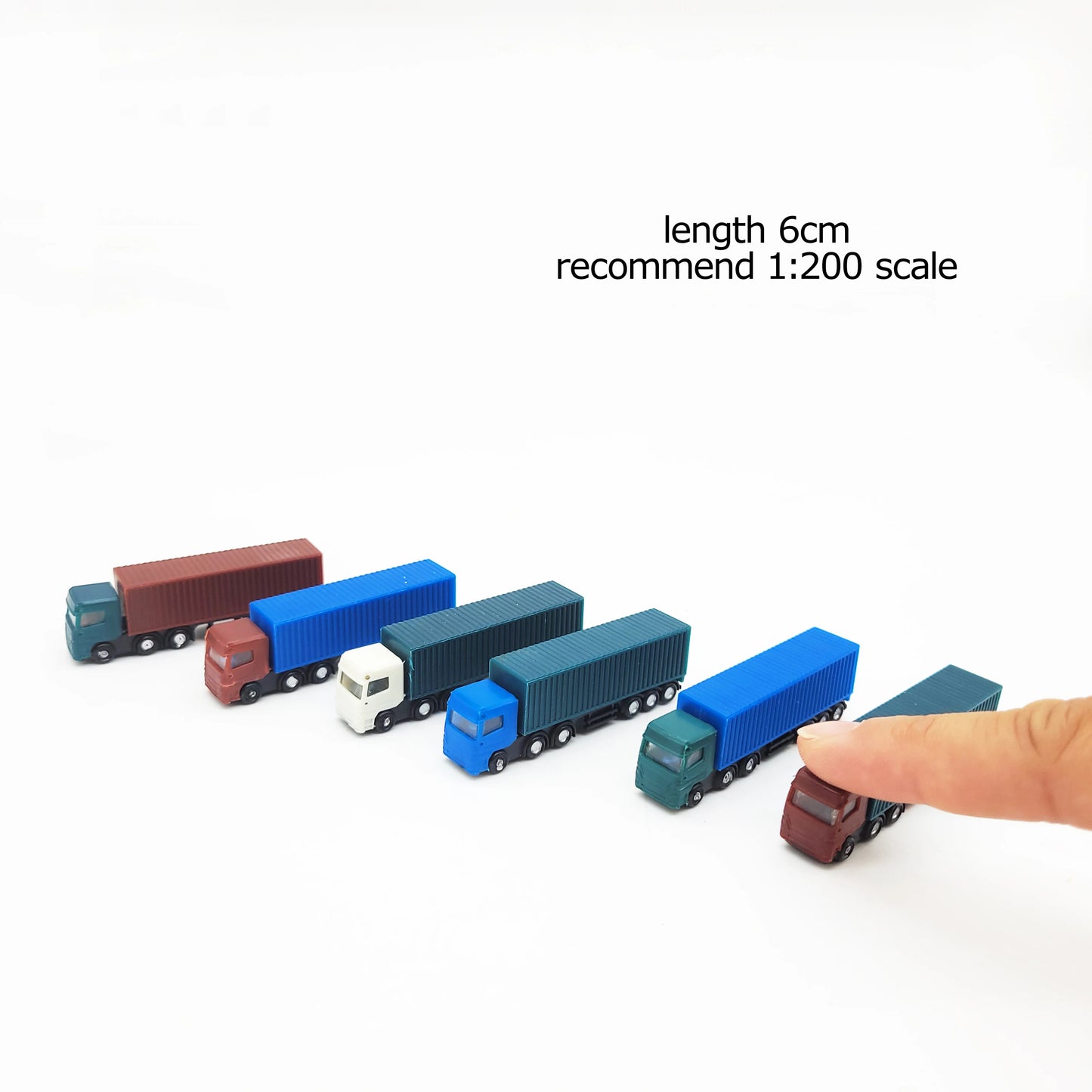 Ensemble de modèles de camion, échelle 1:87, 1:100, 1:150, 1:200, 00-TT/N, 2 pièces