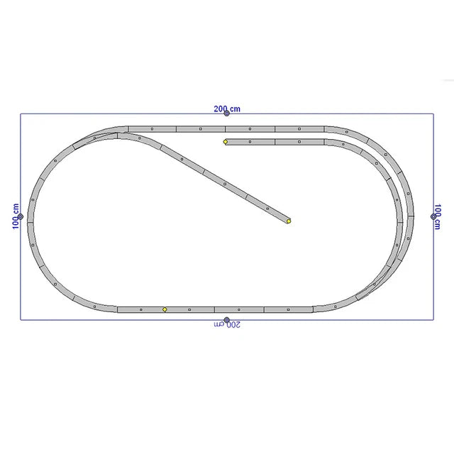 Extension rails PIKO 1/87