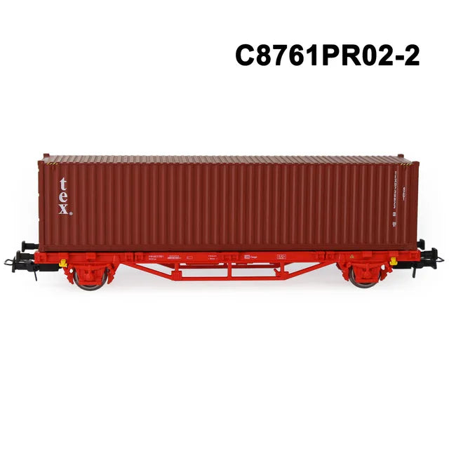 Container-Flachwagen, Maßstab 1:87, 20 Fuß, 40 Fuß 