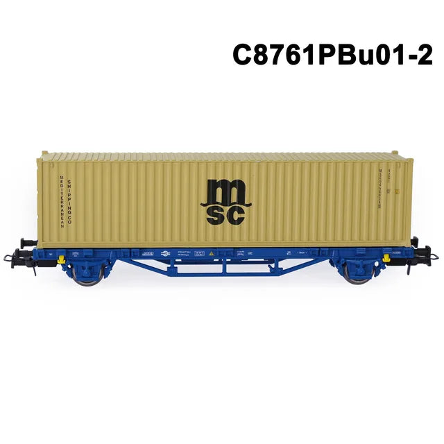 Container-Flachwagen, Maßstab 1:87, 20 Fuß, 40 Fuß 