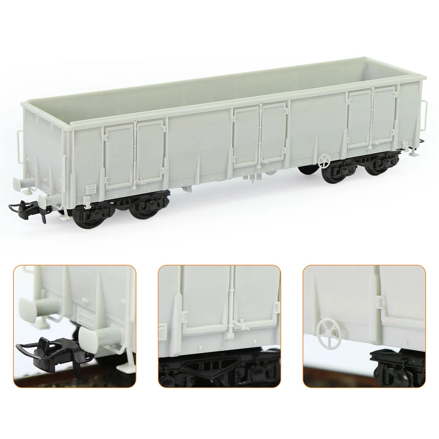 Dumper wagon, high side, unassembled, 1/87 scale, C8742JJ, 1 piece 