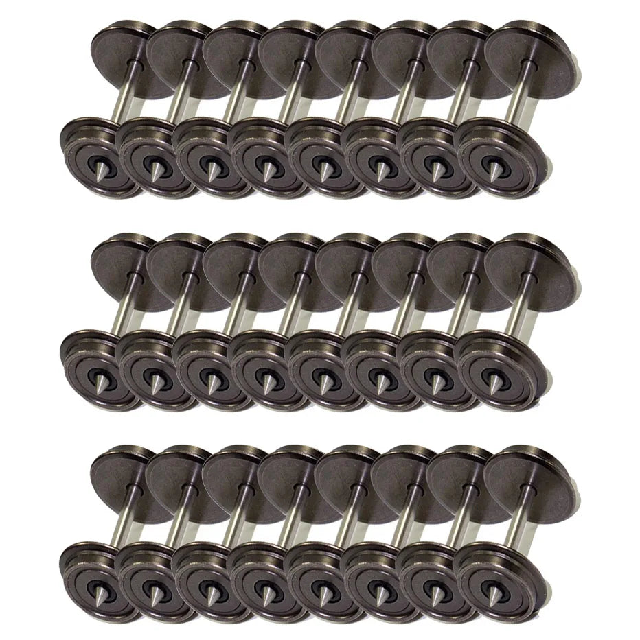 12pcs/24pcs H0 Scale 1:87 36inch DC Model Train Metal Wheels C8724 