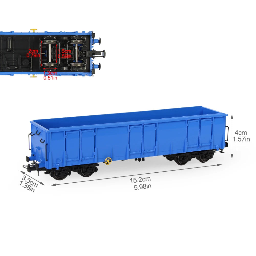 Dump wagons, 1/87 scale, 3 pieces 