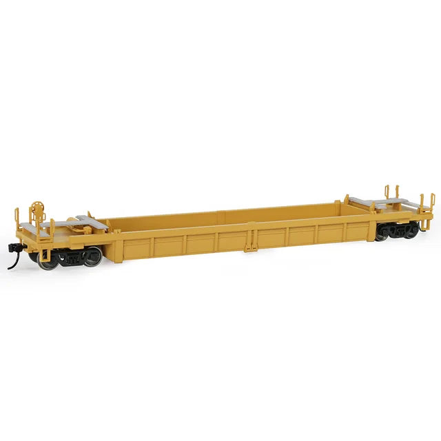 1pc 40ft Flatbed Railway Freight Wagon H0 Scale C8749 