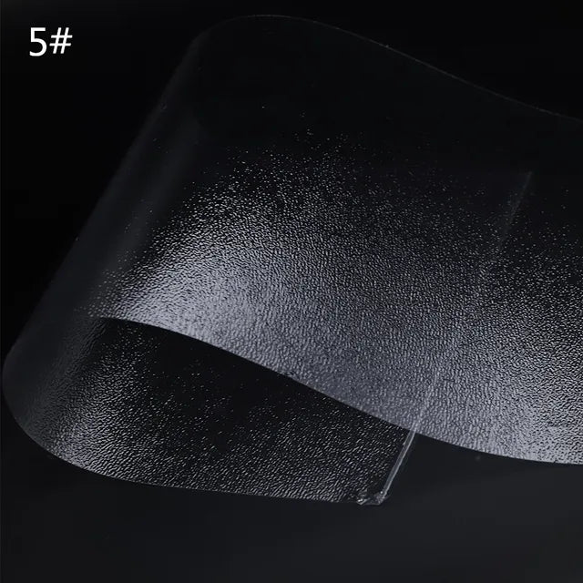 Feuille transparente en PVC pour simulation de paysage extérieur, 2 pièces