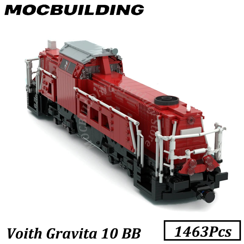 Lokomotive des Typs Gravita 10 BB, MOC-Konstruktion 